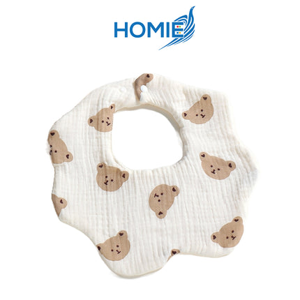 Cotton Gauze Baby Bandana Bibs – Drool & Food Catcher