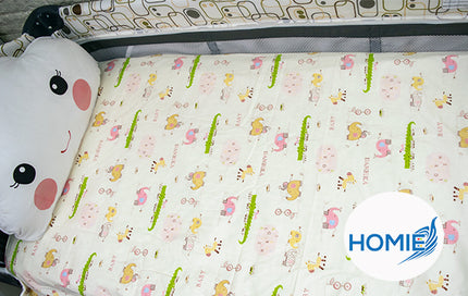 【Homie Stackable Cot Crib Sheet 】for Preschool Daycare and Child Care Centre