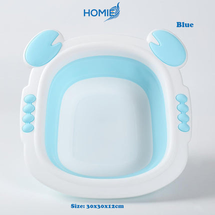 HOMIE 0-6Years Foldable Baby Bath Tub Children Shower Basin Portable Infant Bathtub