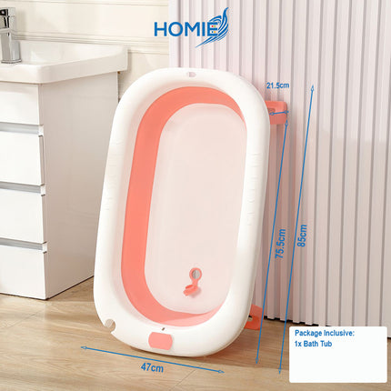 HOMIE 0-6Years Foldable Baby Bath Tub Children Shower Basin Portable Infant Bathtub
