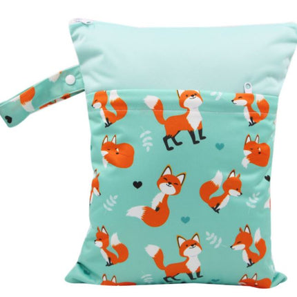 Size: 30x35cm Waterproof wet bag #Name Personalised Multifunction Wet Bag | Reusable Diaper Bag