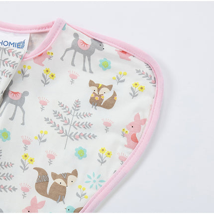 Baby Bamboo Swaddle and Sleeping Bag - Arms Up Position Baby Sleepsack 0-3M/3-6M