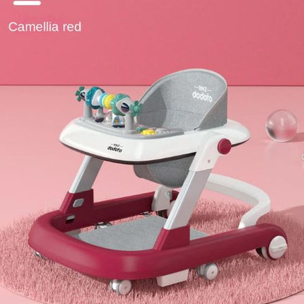 Baby Walker Newborn Learning Walking Car with Music Foldable and Adjustable Multifunction Toddler Walk Car with Wheel