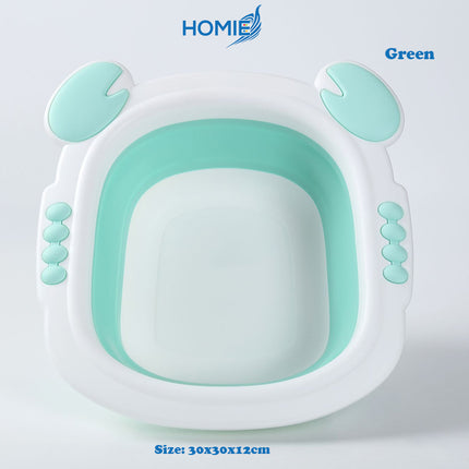 HOMIE 0-6Years Foldable Baby Bath Tub Children Shower Basin Portable Infant Bathtub