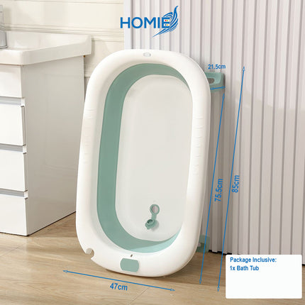 HOMIE 0-6Years Foldable Baby Bath Tub Children Shower Basin Portable Infant Bathtub