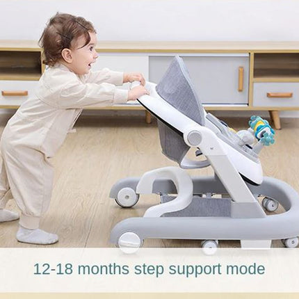 Baby Walker Newborn Learning Walking Car with Music Foldable and Adjustable Multifunction Toddler Walk Car with Wheel