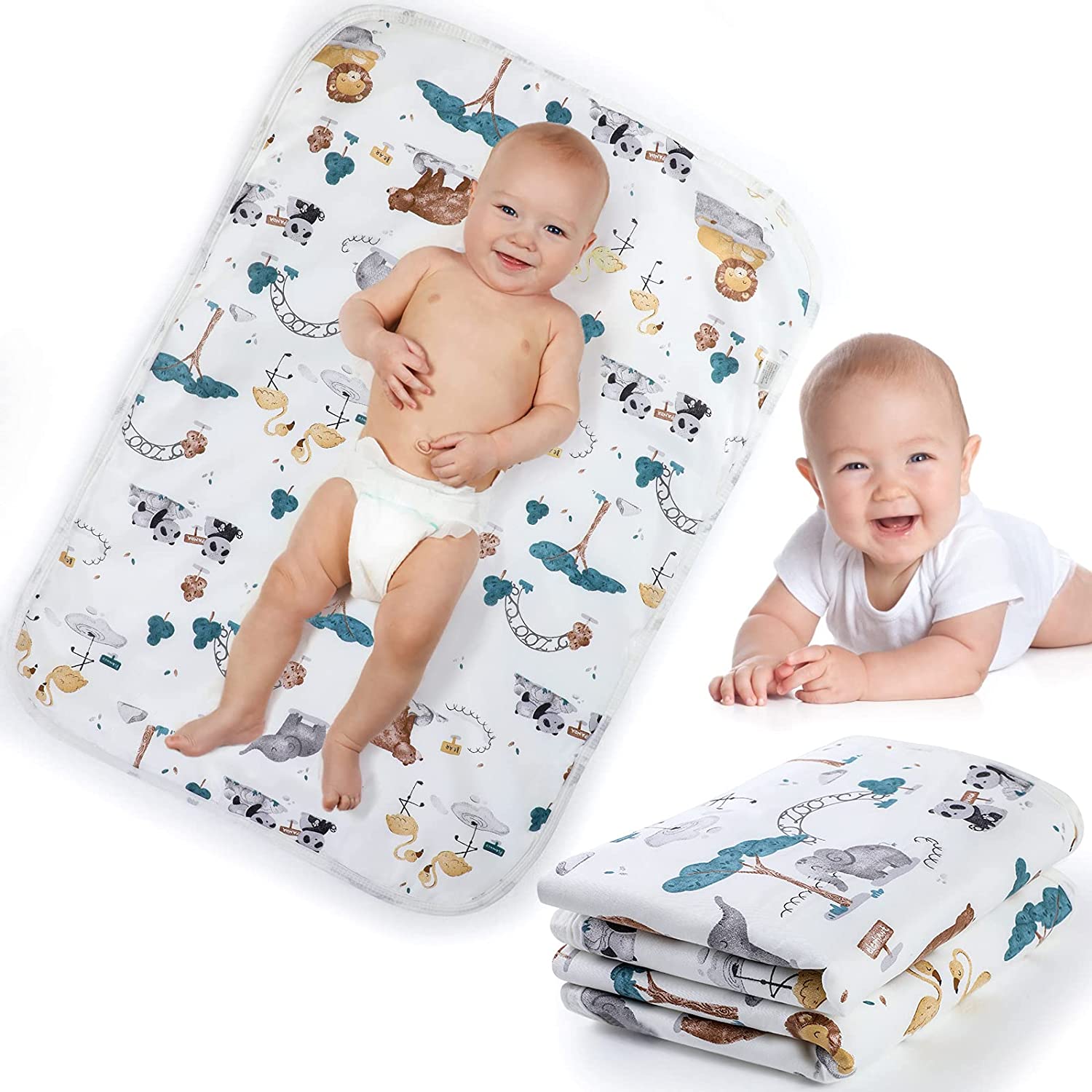 90x120cm Baby Diaper Changing Mat Infants Mattress Washable Kids Waterproof Travel Pad