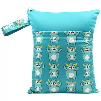 Size: 30x35cm Waterproof wet bag #Name Personalised Multifunction Wet Bag | Reusable Diaper Bag
