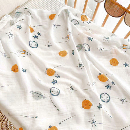 Newborn Cotton Muslin Swaddle Baby Blanket Wrap Cover