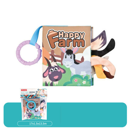 Baby Picture Book Colorfast Parent-children Early Education Colorful Baby Animal Book Toy Baby Toy for Toddlers