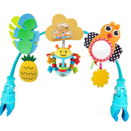 Baby Stroller Arch Toy Bouncer Toy Bar Baby Car Seater Toy Baby Activity Toy Stroller hanging Toy Bed Crib Hanging Toy
