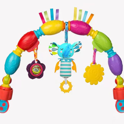Baby Stroller Arch Toy Bouncer Toy Bar Baby Car Seater Toy Baby Activity Toy Stroller hanging Toy Bed Crib Hanging Toy