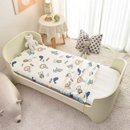 SG Baby Bed Mattress Pad Crib Mattresses Topper Pure Cotton Cartoon Cot Cardle Bedding Bed Set Baby Bedding Duvet Cover