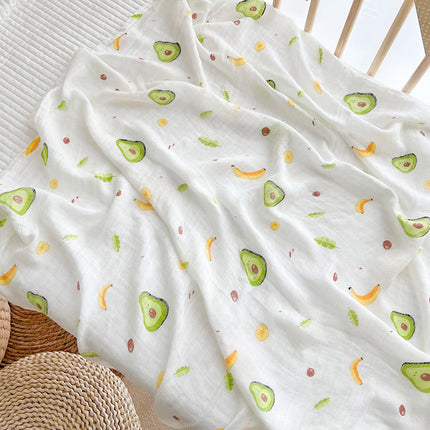Newborn Cotton Muslin Swaddle Baby Blanket Wrap Cover