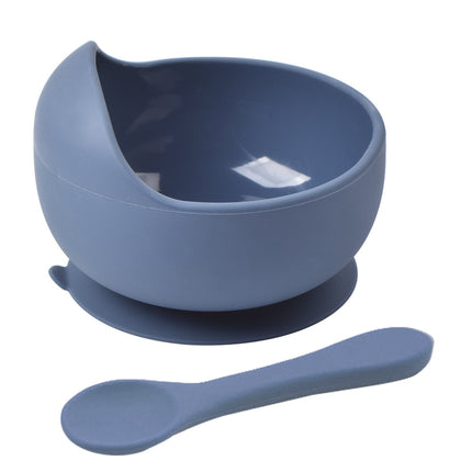 2PCS/Set Silicone Baby Bowl Food Grade Silicone Feeding Tableware