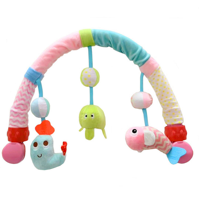 Baby Stroller Arch Toy Bouncer Toy Bar Baby Car Seater Toy Baby Activi HOMIE.SG