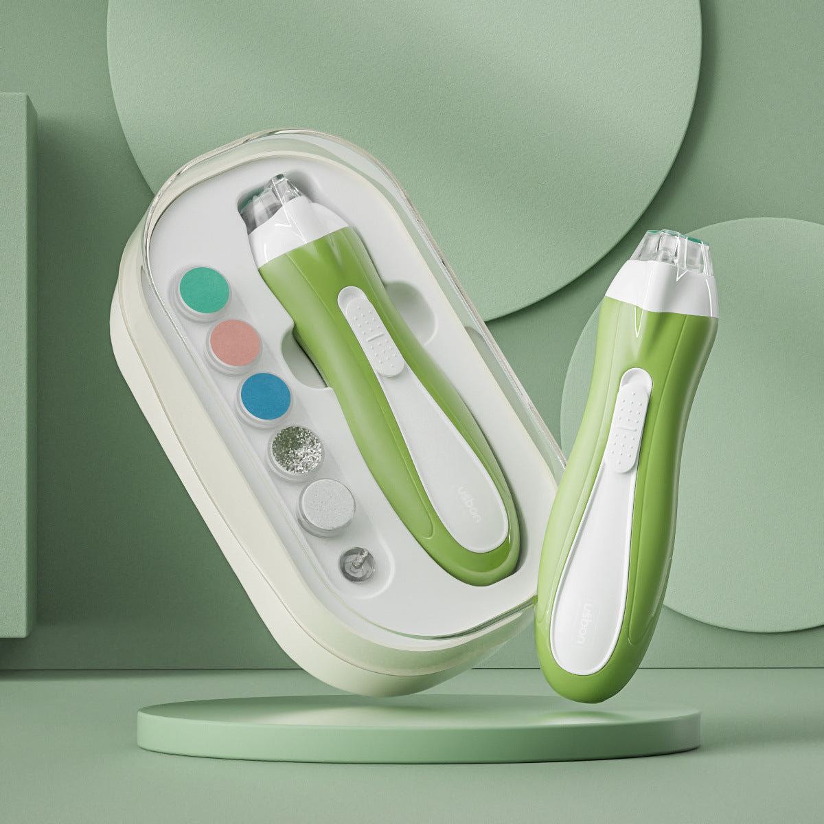 Advanced Baby|electric Baby Nail Trimmer Set - Multifunctional Nail Care  For All Ages