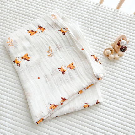 Newborn Cotton Muslin Swaddle Baby Blanket Wrap Cover