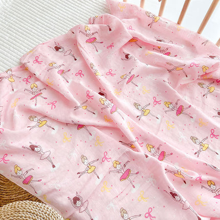 Newborn Cotton Muslin Swaddle Baby Blanket Wrap Cover