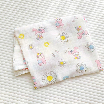 Newborn Cotton Muslin Swaddle Baby Blanket Wrap Cover