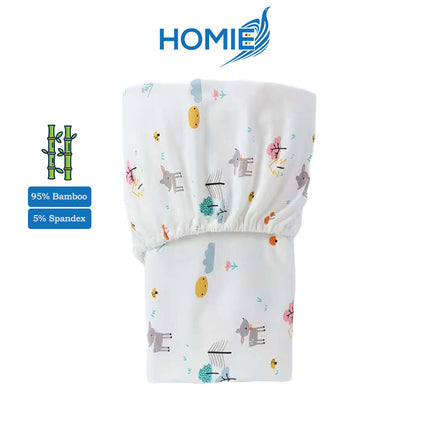 [Ultra Soft Organic Baby Bamboo cot sheet]Bamboo Crib Cot Bed Fitted Sheet/Fitted Sheet/Baby bedsheet