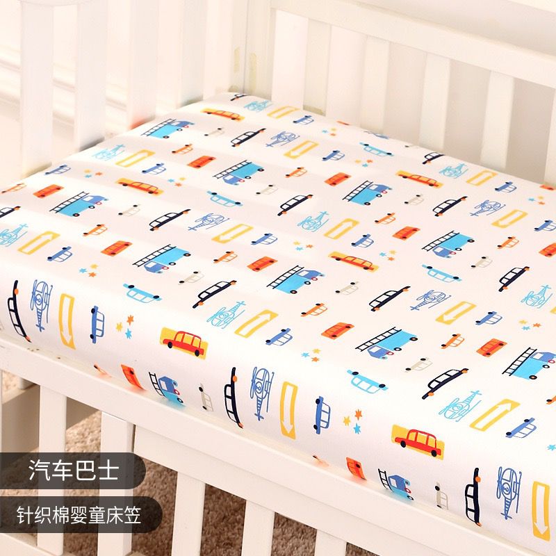 Combed Cotton Premium Crib Fitted Sheet